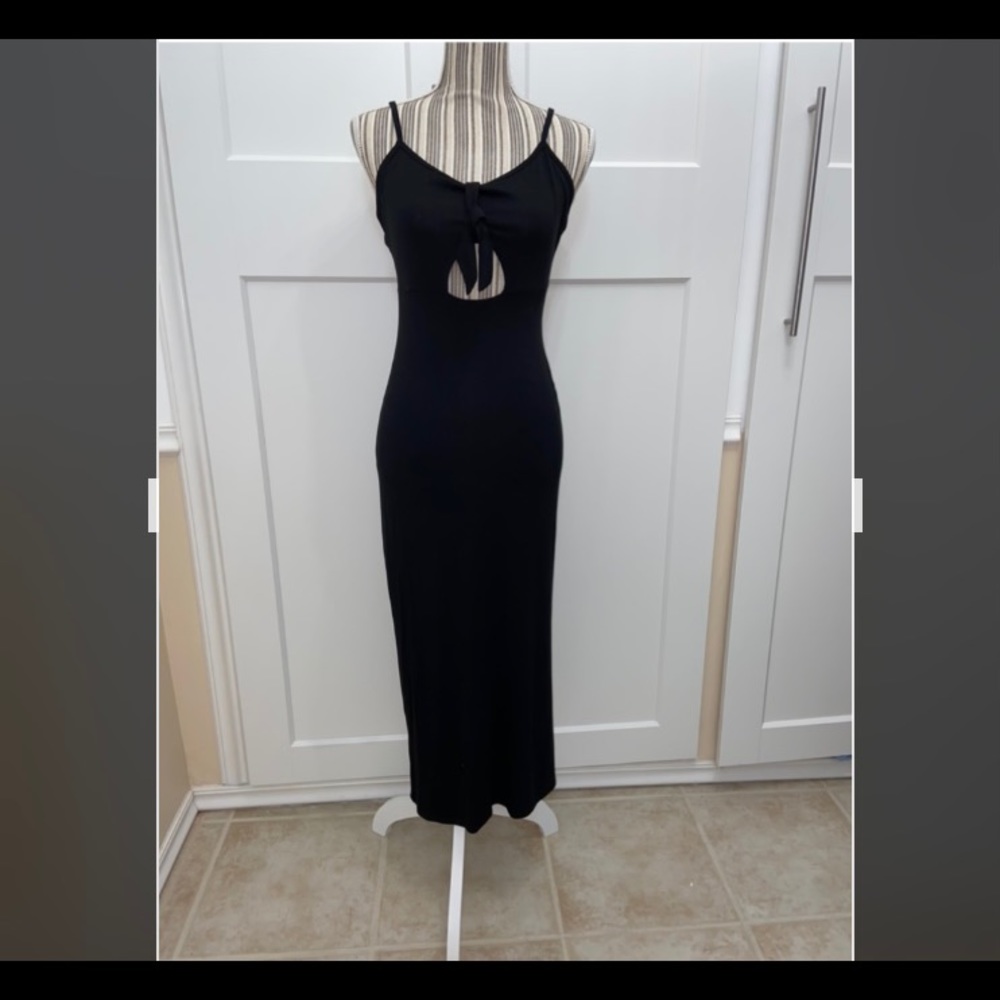 Rebel Sugar Black Keyholes Dress.